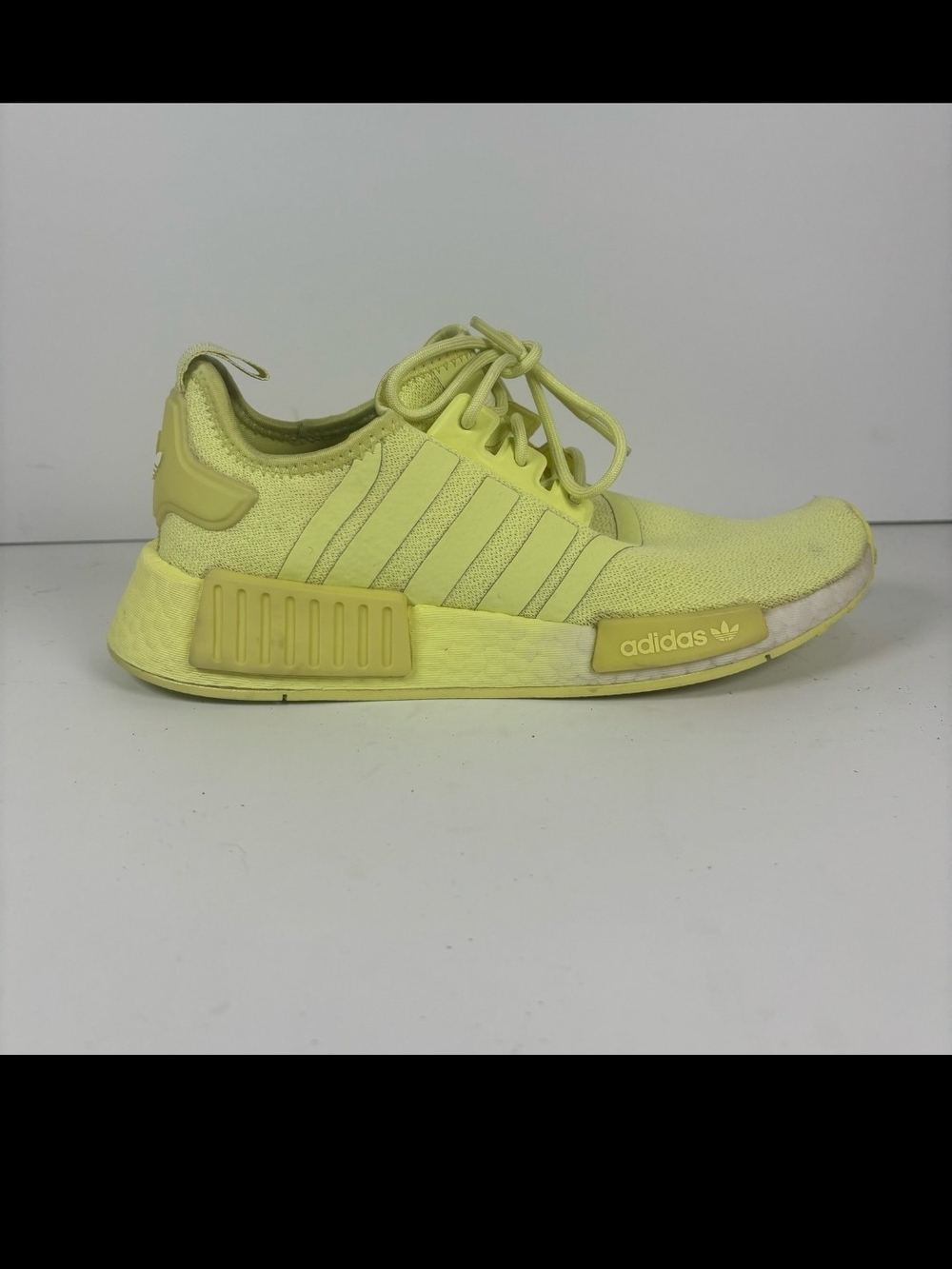 Adidas NMD_R1 Neon Yellow Athletic Shoes